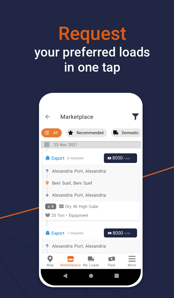 Trella: Carrier screenshot